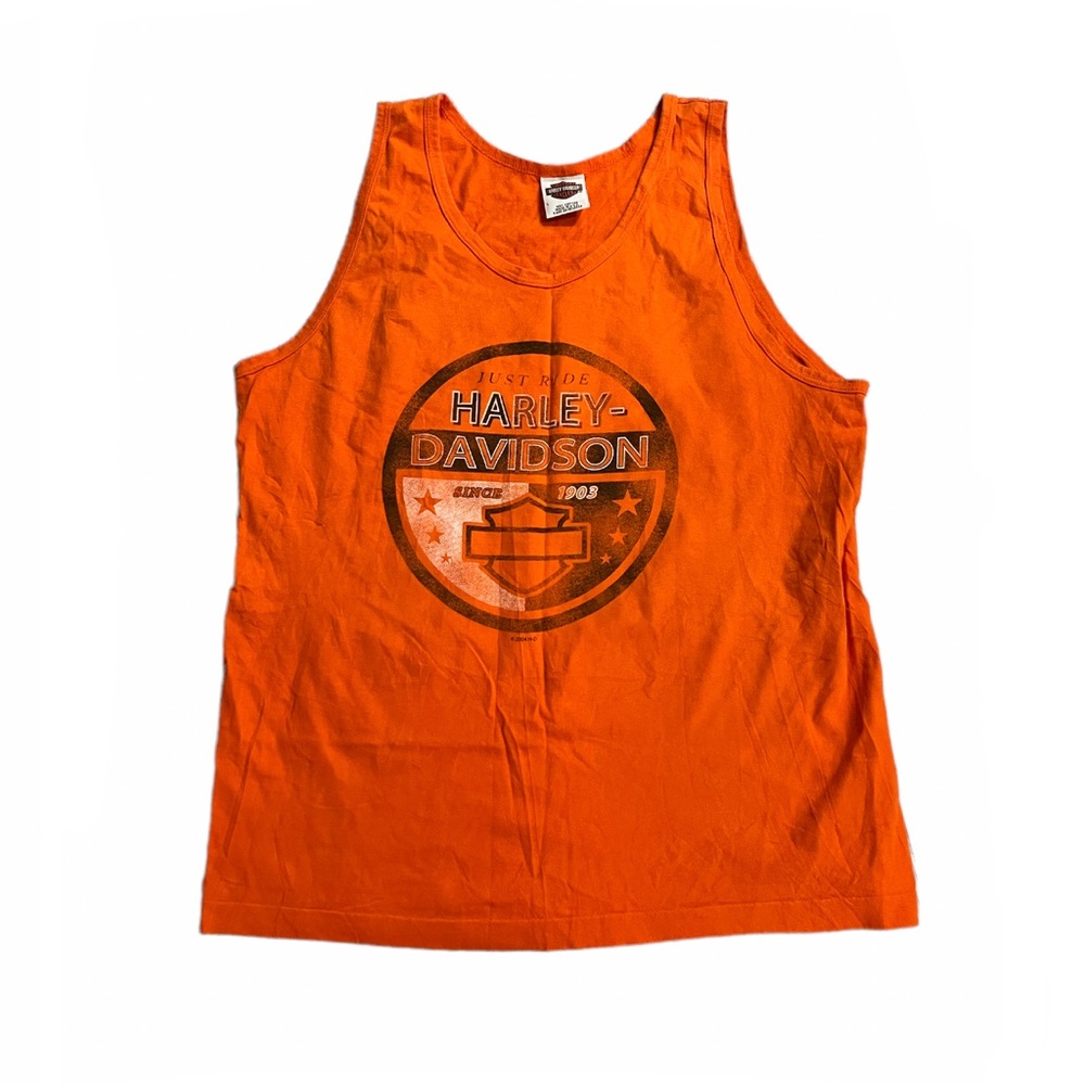 Just Ride Harley Davidson Tank Top, zook’s Des Moines, Iowa